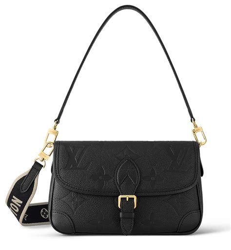 bolso diane - negro - material : monogram - mujer - louis vuitton|diane monogram handbags.